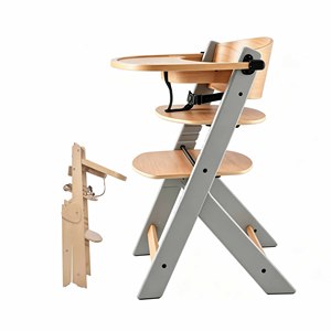 Chaise haute multifonctionnelle en bois réglable pour bébé, siège de repas pour enfants, mobilier de salle à manger pour tout-petits, vente en gros - Product Image 1