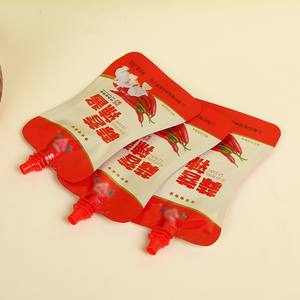 Sachet Doypack à bec verseur de haute qualité pour emballage alimentaire (sauce chili, jus, café, lait) – Emballage plastique - Product Image 1