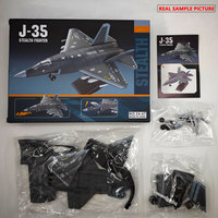1/72 modèles militaires garçons décoration enfants Air Force jouet avions de guerre bricolage jouets F-14 J-35 combattant Jet bloc de construction ensemble
