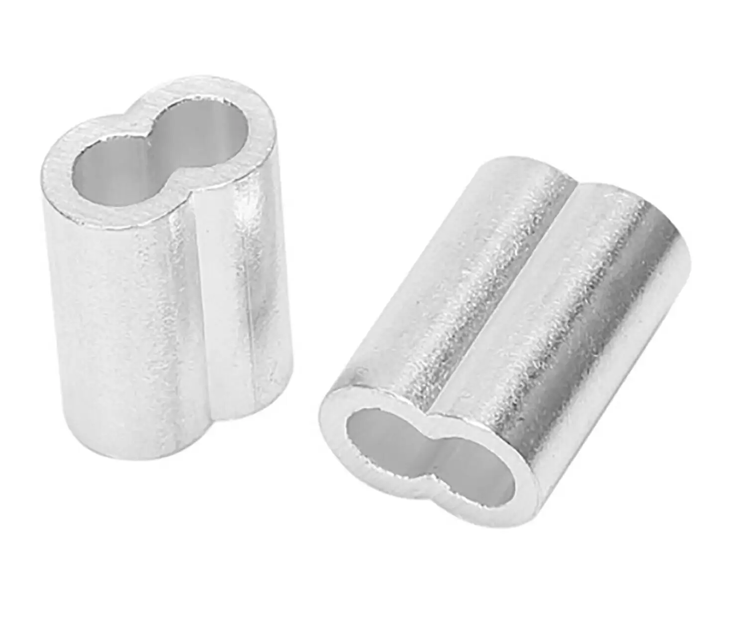 Aluminium Swage Mouwen Voor Draadkabel Kabel Clip Krimpt 100 200 500 1000 Pk