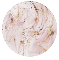 Sous-verre rond en céramique de luxe, résistant à l'huile, absorbant, résistant à la chaleur, antidérapant, écologique, durable, réutilisable pour la décoration de la maison et les cadeaux