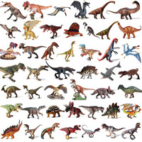Jouets de dinosaures pour enfants yxs Jurassic, figurines d'animaux sauvages : ensemble de modèles Tyrannosaurus Rex et Mosasaurus