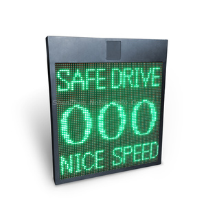 Señal de Tráfico con Radar LPR Integrado, Módulo de Radar, Resistente al Agua IP54, Bombillas LED, Energía Solar/Eléctrica para Intersecciones de Carreteras - Product Image 2