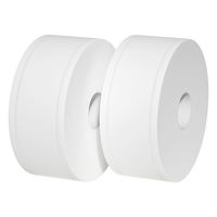 Papier toilette en rouleau jumbo, doux, absorbant, résistant, non fluorescent, imprimé, bon marché, logo personnalisé, OEM