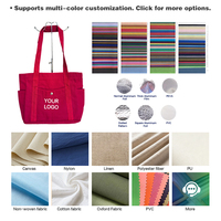 Sac fourre-tout en toile bordeaux vif personnalisable, réutilisable, pour emballage cadeau, fournitures de fête et cadeaux événementiels