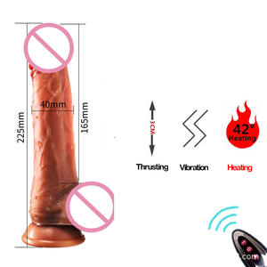 Adult Sexspielzeug Dildo Weiblich Silikon Elektrischer Dildo Mastur bator Heizung Swinging Thrust ing Gun Machine - Product Image 5
