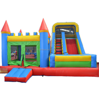 Château gonflable en PVC de haute qualité avec toboggan, directement de l'usine, excellent pour l'OEM