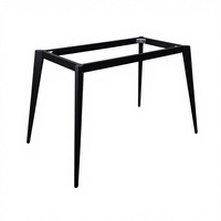 Pieds de table en acier pour table à manger, bureau, table basse, design moderne, robustes et résistants, base de table