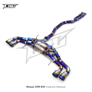 Atback xhaust ystem issan/GT-R 35 2008-2023 Y IPE xhaust IPE uffler scape Itanium - Product Image 2