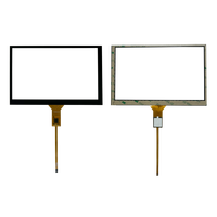 Écran tactile capacitif PCAP anti-reflet personnalisé de 7 pouces, contrôleur GT911, I2C, pas de 0,5 mm, FPC, panneau tactile industriel pour module LCD