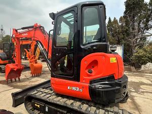 Pelle hydraulique d'occasion Kubota 163 Kx163 Kx163-5 de 6 tonnes en bon état avec chenilles en caoutchouc à vendre - Product Image 3