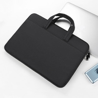 Léger grande capacité pochette pour ordinateur portable affaires ordinateur portable bureau élégant Designer Promotion main fermeture éclair ordinateur sacs pour ordinateur portable