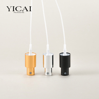 Petit vaporisateur de parfum droit de 13 ml, flacon non rechargeable en aluminium et plastique