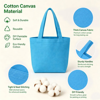 Sacs fourre-tout en toile de coton unis avec poignées, 10oz 12oz, personnalisables avec logo, réutilisables pour les courses