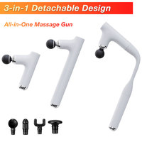 Pistola de Masaje de Percusión con Mango Extendido, Sin Escobillas, Bajo Ruido, 7mm, Alivio del Dolor Muscular de Espalda y Cuello, Masajeador Portátil de Cuerpo Completo