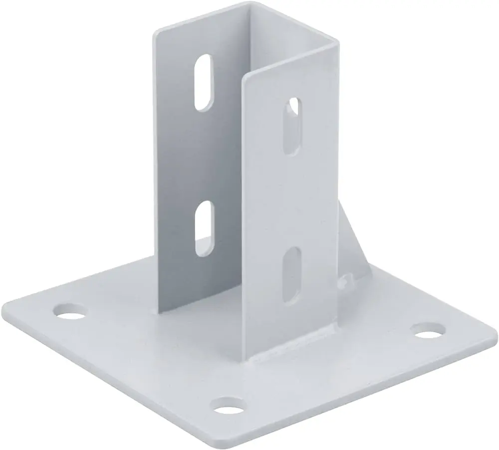 4040 series aluminum profile foot base High quality floor mounting base aluminum framed floor bracket