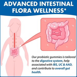 High Quality Promote Digestive Healthier Balance Gut Microflora Promote Digestion Probiotic & Prebiotic Blend <b>Gummy</b> <b>Candy</b> - Product Image 5