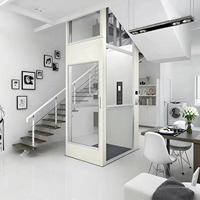 Ascensore Residenziale per Villa a 2-6 Piani, Mini Ascensore Personalizzato Senza Fossa e Senza Vano, Opzionale per Villa Privata