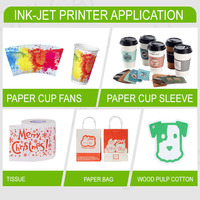 Chicai Nueva Impresora de Inyección de Tinta Automática de Alta Velocidad para Cartón Corrugado Multicolor, para Cajas de Pizza y Bolsas de Papel Kraft