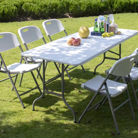 Chaise pliante moderne en plastique avec dossier ventilé, chaises empilables robustes en PEHD pour jardin, fête, mariage, entrepôt, usage extérieur