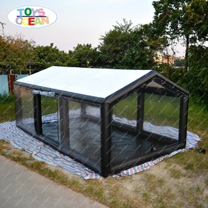 Tente de garage gonflable pour voiture/abri pour petit véhicule, tente de stationnement mobile, enclos temporaire pour l'entretien des véhicules - Product Image 4