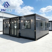 Güvenli Prefabrik Yaşam Alanı 20Ft 40Ft Genişletilebilir Konteyner Ev Prefabrik Dış Mekan Banyo İnşaatı Emlak