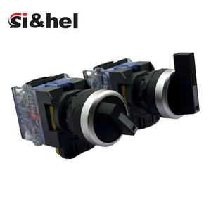 Si & hel 10A 22mm kim loại <span class=keywords><strong>Selector</strong></span> chuyển 2 vị trí tự đặt lại nút nhấn cho nhà điện tử ON/OFF 12V 10A 6A thiết bị - Product Image 1