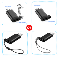 Samsung mikro USB ile uyumlu kordon ile erkek dönüştürme konnektörü için USB C mikro USB adaptör tipi C dişi