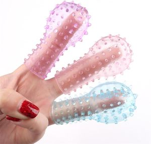 3 uds silicona mujer hombre Vagina masturbador erótico adultos juguetes sexuales para mujeres lesbianas Color aleatorio dedo manga clítoris <span class=keywords><strong>Anal</strong></span> - Product Image 5