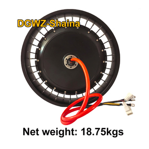 Vélo électrique sans engrenage DGWZ 273 modèle 72V 8000W 20x4.0, vélo à pneus larges de 20 pouces, moteur à moyeu arrière à rayons - Product Image 5