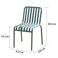 Chaises personnalisées, tables basses de jardin, meubles en métal, table basse et chaises