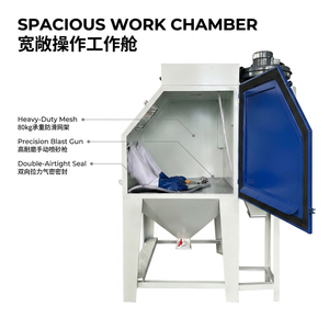 Machine de <span class=keywords><strong>sablage</strong></span> manuel à pression facile à utiliser, <span class=keywords><strong>cabine</strong></span> de <span class=keywords><strong>sablage</strong></span> manuel à sec - Product Image 4
