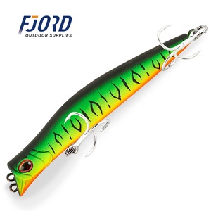 Hunthouse — appât flottant en plastique pour la pêche, leurre pour attraper des poissons, matériel pour pêcher des ménés, yeux en 3D, 100mm, 11g, nouveau - Product Image 3