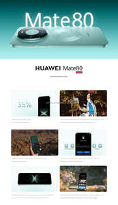 Smartphone <span class=keywords><strong>Huawei</strong></span> <span class=keywords><strong>Mate</strong></span> 80 <span class=keywords><strong>5G</strong></span> original 2025 avec HarmonyOS 6 / Écran en verre Kunlun de 2e génération de 6,75 pouces / Triple appareil photo Batterie 5750 mAh - Product Image 5