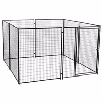 Clôture de chenil pour chiens en treillis métallique galvanisé soudé robuste, écologique, imperméable, pour intérieur/extérieur, sécurisée pour chiens, à vendre