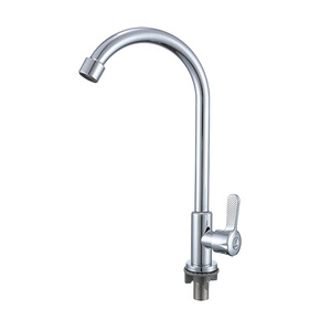 Grifo de Cocina de Acero Inoxidable Serie 3, Monomando, Válvula de Cerámica, Rotación de 360 Grados, Montaje en Encimera, Moderno - Product Image 5