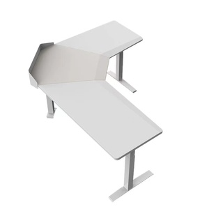 CEO lớn L hình Bàn góc quản lý Máy tính văn phòng hiện đại L hình bàn gỗ màn hình đứng máy tính xách tay bằng gỗ đứng kệ gỗ - Product Image 1