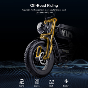 จักรยานไฟฟ้า Coswheel Y16 1000w 750w 60กม.+ รุ่น Sport E Road Bike Electr Mtb Y16 Dirt Bike Fat E Bike ยางอ้วน - Product Image 3