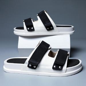 Sandalias Deportivas de Moda para Hombre con Cierre de Velcro, Pantuflas para Exteriores para Primavera/Verano, Sandalias de Plataforma Gruesa - Product Image 3