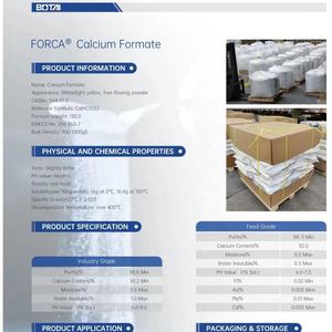 Aditivos de hormigón Acelerador de formiato de calcio en polvo precio Ca(HCOO)2 formiato de calcio 98% formiato de calcio Grado de alimentación - Product Image 4