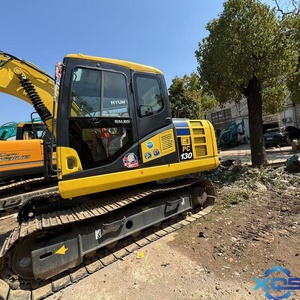 รถขุดตีนตะขาบมือสอง Komatsu PC130 ของแท้จากญี่ปุ่น ขนาดเล็ก 13 ตัน สำหรับงานวิศวกรรมเทศบาลและก่อสร้างในเมือง - Product Image 3