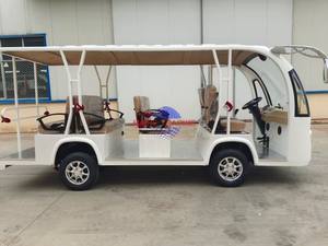 Autobús Eléctrico Comercial de 14 Pasajeros para Recorridos Turísticos con Motor de CA y Velocidad Máxima de 40 km/h para Zonas Panorámicas y Parques de Atracciones - Product Image 4