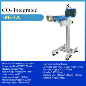 Machines de codage pour alliages et plastiques Marquage laser à haute fibre pour alliages métalliques et plastiques - Product Image 2