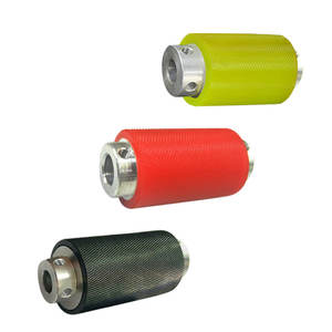 Macchina per il taglio del filo ruota di gomma Computer filo spelatura macchina alimentazione filo ruota puleggia rivestito in gomma ruota guida puleggia - Product Image 1