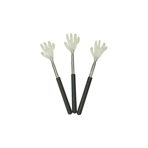 Flexible <b>Back</b> <b>Scratcher</b> With Detachable Acrylic Hand Metal Alloy Handle Portable For Adults All Seasons Relief Tool - Product Image 1