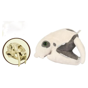 Fuzzy <span class=keywords><strong>Ice</strong></span> <span class=keywords><strong>Age</strong></span> <span class=keywords><strong>Dino</strong></span> Tiger Doll con dientes largos Vivid Stuffed Soft Smilodon Kids Learning Fósil de peluche Juguetes educativos al por mayor - Product Image 3