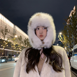 Mùa Đông Mũ Cho Phụ Nữ ushanka Máy Bay Ném Bom <span class=keywords><strong>Hat</strong></span> Phụ Nữ Ấm Nóc <span class=keywords><strong>Trapper</strong></span> Giả Lông <span class=keywords><strong>Hat</strong></span> Nga Earflaps Trượt Tuyết Săn Bắn Đi Xe Đạp - Product Image 5