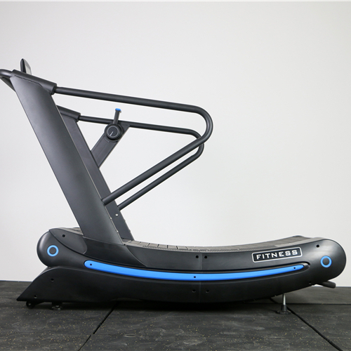 Домашняя и коммерческая неэлектрическая ручная беговая дорожка для фитнеса с деревом, самообеспечивающаяся изогнутая беговая дорожка