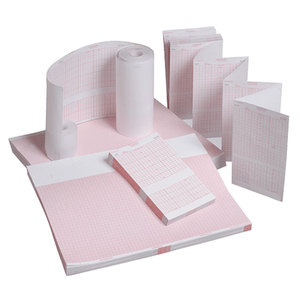 Kingcolor Medical 3 6 12 canales Z Fold <span class=keywords><strong>Ctg</strong></span> Grabación 50Mm X 20M 80Mm X 20M Ekg Medical Chart Ecg Rollo de papel - Product Image 3