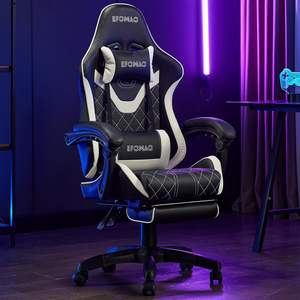 Vente en gros OEM Chaise de gamer à hauteur réglable Chaise de gamer de course d'ordinateur PC avec repose-pieds - Product Image 5